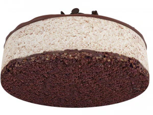 Espresso Cheesecake 3D Model