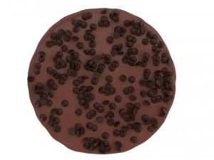 Espresso Cheesecake 3D Model