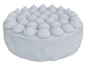 Tiramisu Cake 3D 模型
