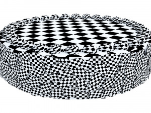 Vanilla Cake With Almond 3D Model