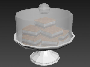 Sandwich Cookie White Stand Modèle 3D
