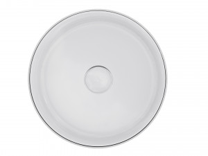 White Cake Stand and Glass Dome 3D Model
