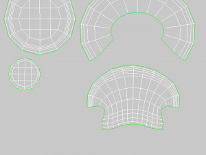 White Cake Stand and Glass Dome 3D Model