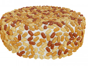 Peanut Cake Modello 3D