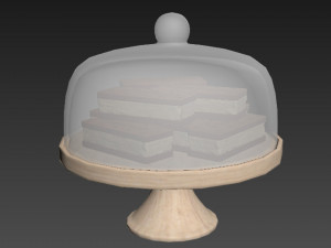 Chocolate Sandwich Cookie Wooden Stand Modello 3D