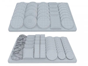 Cookie Trays 3D Model
