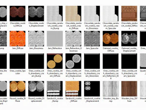 Cookie Trays 3D Model