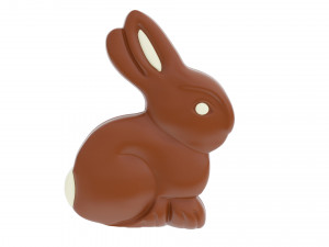 Easter Chocolate Bunny Modelo 3D