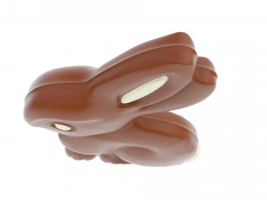 Easter Chocolate Bunny 3D Model