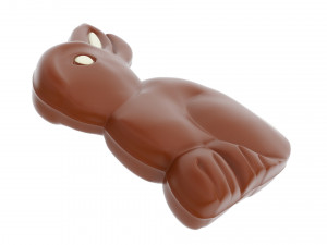 Easter Chocolate Bunny Modelo 3D