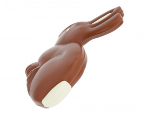 Easter Chocolate Bunny Modelo 3D