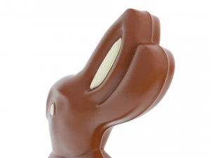 Easter Chocolate Bunny 3D Model
