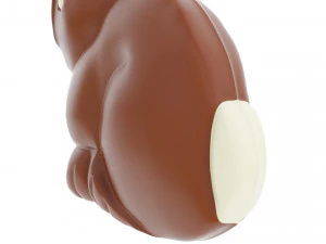 Easter Chocolate Bunny 3D Model