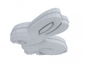 Easter Chocolate Bunny Modelo 3D