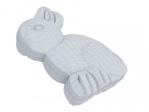 Easter Chocolate Bunny Modelo 3D
