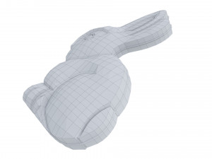 Easter Chocolate Bunny Modelo 3D