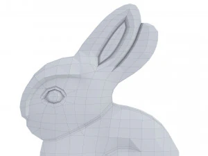Easter Chocolate Bunny 3D Model