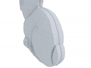 Easter Chocolate Bunny Modelo 3D