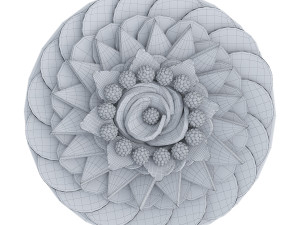 Plate With Fruits 3D Model