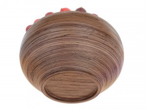 Berry wooden bowls Modello 3D