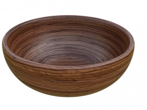 Cranberry Wooden Bowl Modelo 3D