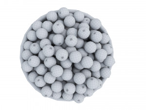Cranberry Wooden Bowl Modelo 3D