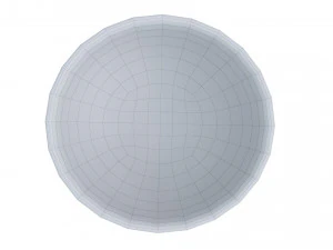 Cranberry Wooden Bowl 3D Model
