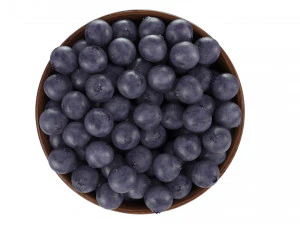 Blueberry Wooden Bowl 3D Model