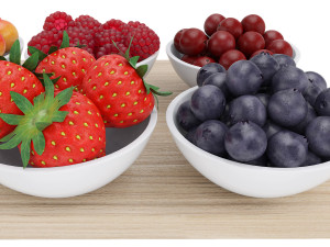 Berry Bowls 3Dモデル