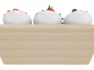 Berry Bowls 3D Model