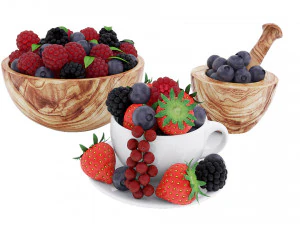 Frutti di bosco Modello 3D