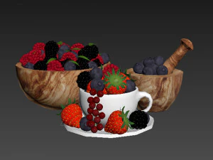 Berries 3D Model