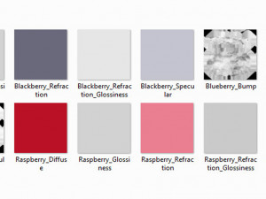Berry collection Modello 3D