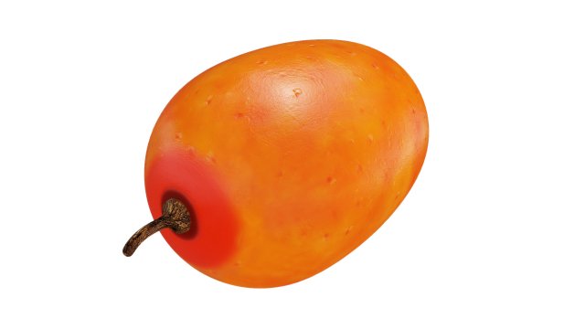 Sea-buckthorn berry 3D Model .c4d .max .obj .3ds .fbx .stl .blend 