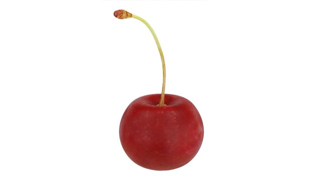 Red cherry Model 3D .c4d .max .obj .3ds .fbx .stl .blend 
