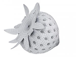 Strawberry whole 3D Model