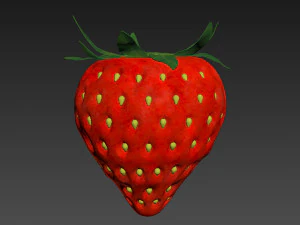 Strawberry Collection 3D Model