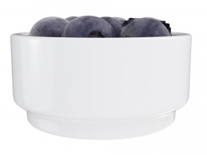 蓝莓白碗 3D 模型