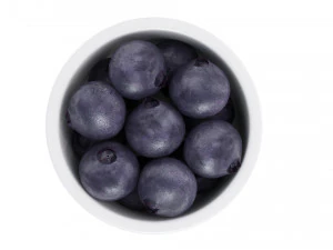 Blueberry white bowl 3D Model