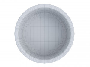 蓝莓白碗 3D 模型