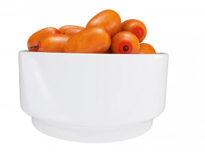 Sea-buckthorn white bowl 3D Model