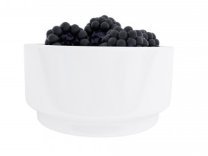 Berry white bowl collection 2 3D 模型