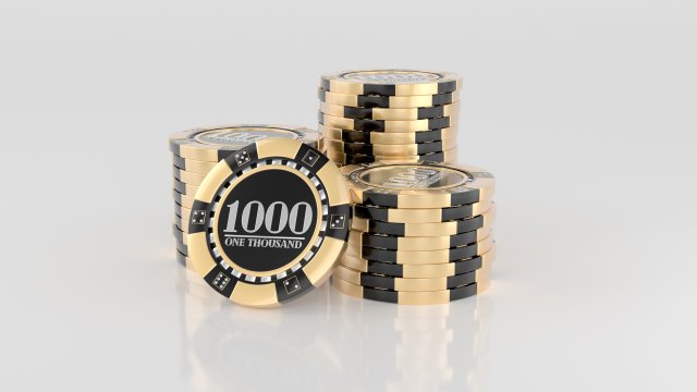 stack of casino chips Model 3D .c4d .max .obj .3ds .fbx .stl .blend 