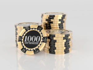 pile de jetons de casino Modèle 3D