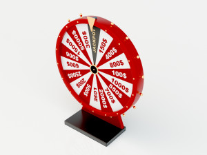 wheel of fortune 3D 모델
