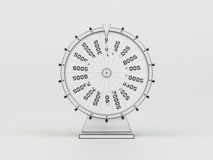 wheel of fortune 3D 모델