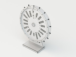 wheel of fortune 3D 모델