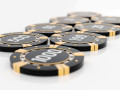 Casino Chips In Denominations Of 1000 500 100 50 25 10 5 1 3D Models
