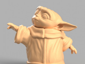 baby yoda 3D 모델