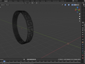 Ring with ornament Model 3D